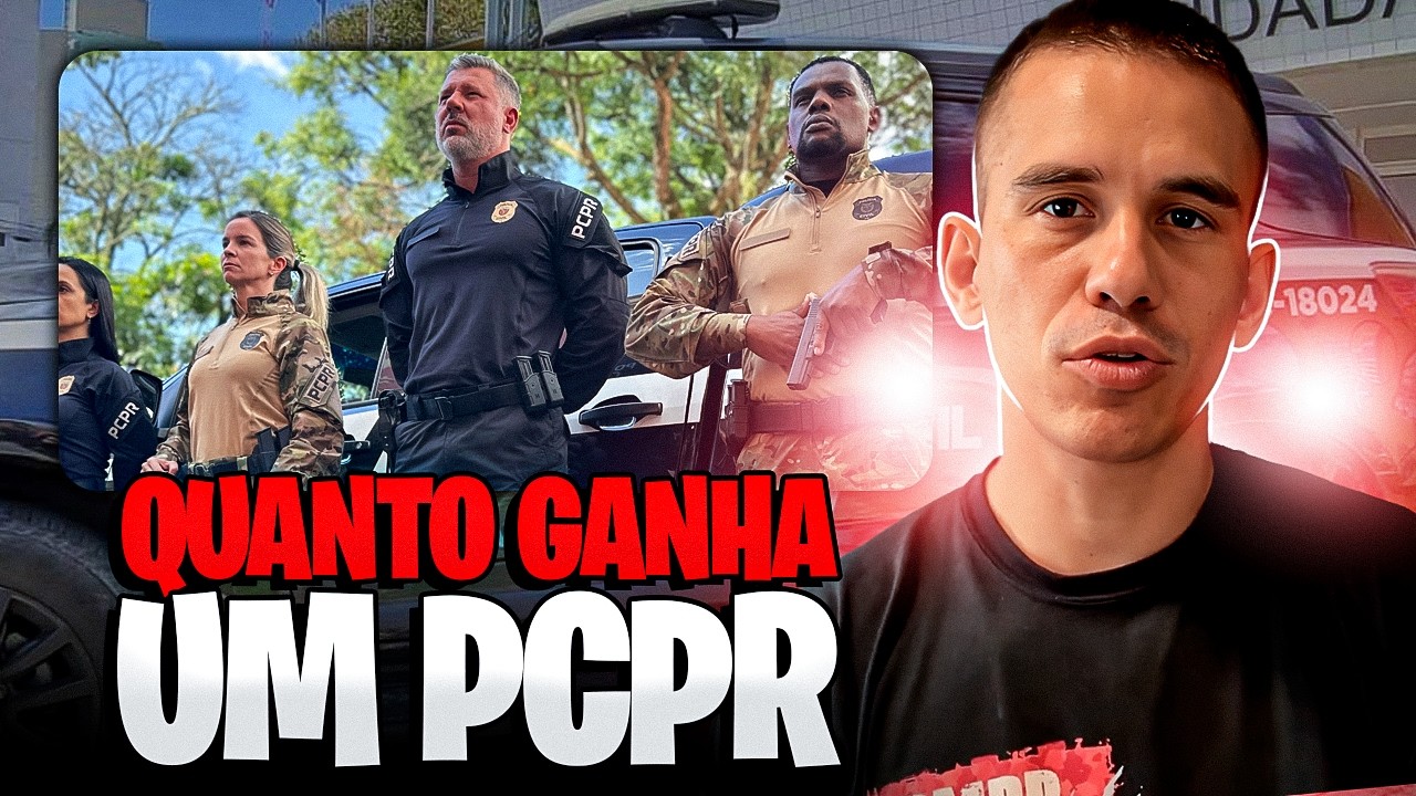 QUANTO GANHA UM PCPR? Vale a pena fazer o concurso de 2026?