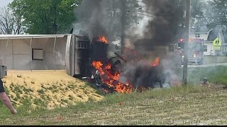 Witness recounts seeing fiery crash on State Road 66
