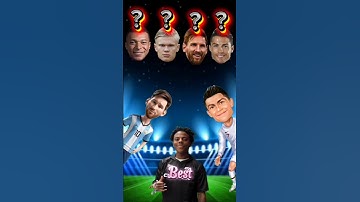 IShowSpeed compares Ronaldo, Messi, Haaland & Mbappé 🏆 | Who Has More Cups? | #shorts #football