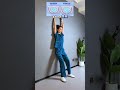一墙之隔，轻松塑造完美身材。4个动作，恢复挺拔优雅