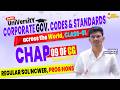 Corporate Governance Codes &amp; Standards | Ch 9 Corporate Governance | BBA/BCOM 2026