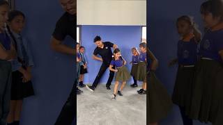 Teacher and student doing simple dance steps #shotrs #dance