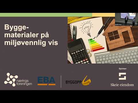 "Hvordan bygger man egentlig miljøvennlig" Optak fra seminar 18.11.2020 om konsekvenser av CLT bygg.