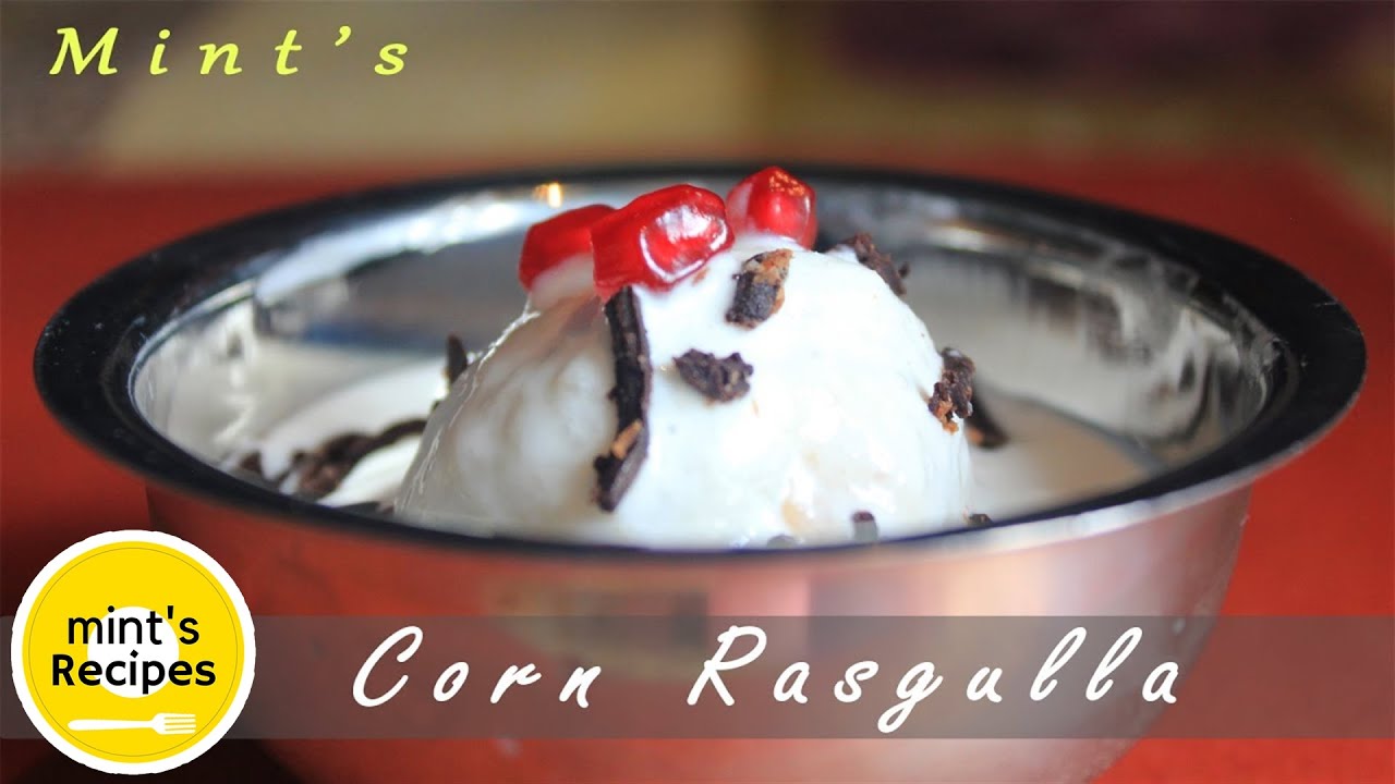 Corn Ice Cream Recipe In Hindi | Ice Cream Recipe |  Corn Rasgulla Recipe - Ep-51 | MintsRecipes