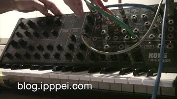 Korg MS-20 a simple techno loop 2 #korgms20