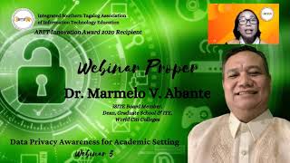 iSITE Webinar 5 - Data Privacy for Students