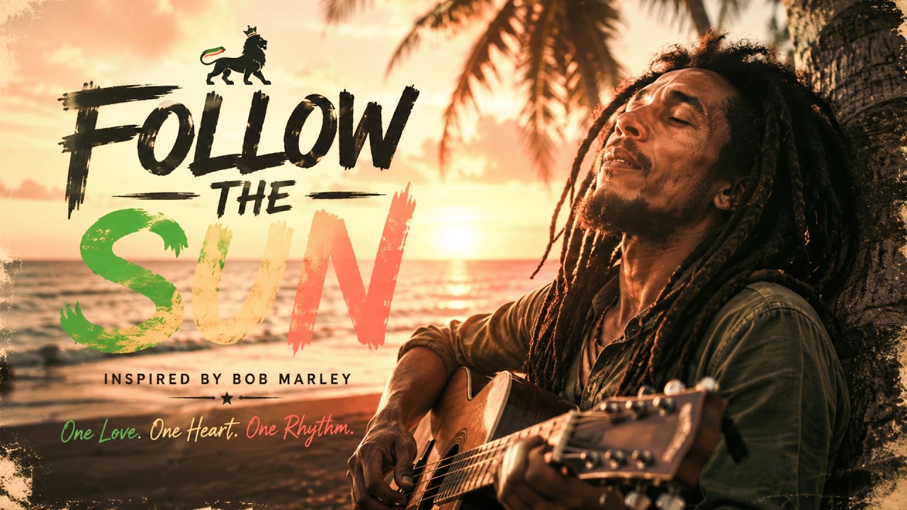 FOLLOW THE Sun | Bob Marley - Reggae | Allaa Artworks | - 2026