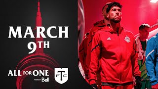 March 9: Jonathan Osorio captains Toronto FC at home | All For One: Moment presented by Bell
