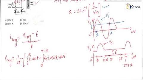 Mastering Single Phase Controlled Rectifiers In Power Electronics | GATE Numerical 7