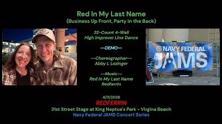 Red In My Last Name (Business Up Front, Party in the Back) - Line Dance – DEMO 2 - REDFERRIN CONCERT