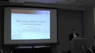 Rivet Logic TV: Alfresco's Chairman and CTO John Newton at AIIM 2009 Reception