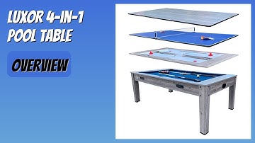REVIEW (2025): Luxor 4-in-1 Pool Table. Features