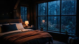 Sleeping in the Forest Under the Rain - Peaceful Rain Sounds for Sleep