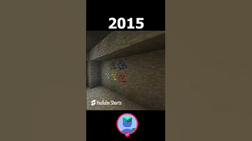 2022 Vs 2015 Minecraft Shorts 