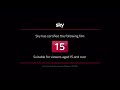 Sky Cinema BBFC Slide 15 Language Violence Mature Themes Flashing Images 