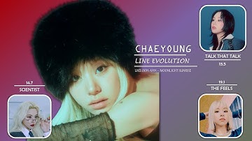 TWICE (CHAEYOUNG) - Line Evolution (Like OOH-AHH - Moonlight Sunrise)