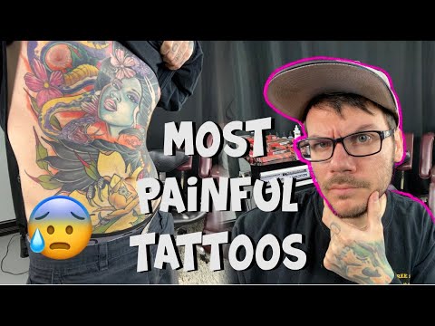 TOP 5 MOST PAINFUL SPOTS TO GET TATTOOED | Jake Steele
