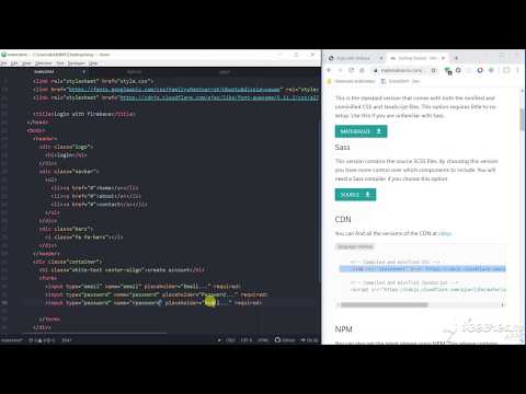 materialize css sign up form (firebase sign up form ui)