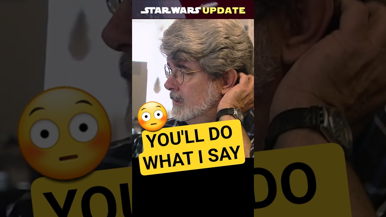 George Lucas LOST HIS TEMPER. 