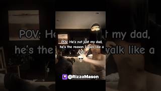 Rizzo mason with his dad ☠️🌚#shorts Content