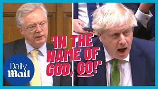 'In the name of God, go!' Boris Johnson told to QUIT over Partygate by ex-minister David Davis