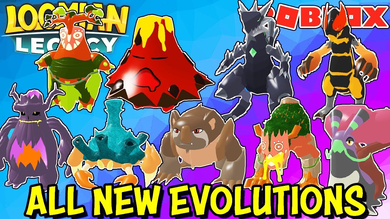 All New Loomians Full Evolutions Loomian Legacy Roblox Igneol Evolve To Obsidrugon More Youtube