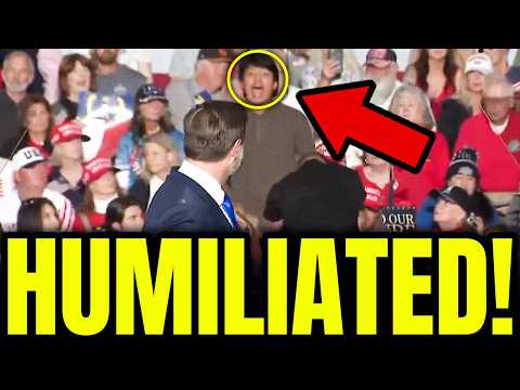 Vance HUMILIATED TO HIS FACE at DISASTER rally