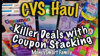 CVS Haul: Coupon Magic - Stacking Coupons  Savings
