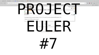 Project Euler 7