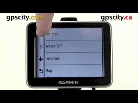 The Help feature of the Garmin nuvi 2250 series with GPSCity