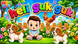 Download lagu 🐶 Heli Guk Guk Guk 🐾 | Lagu Anak Indonesia Populer | Lagu Ceria Anak | Noe Kids