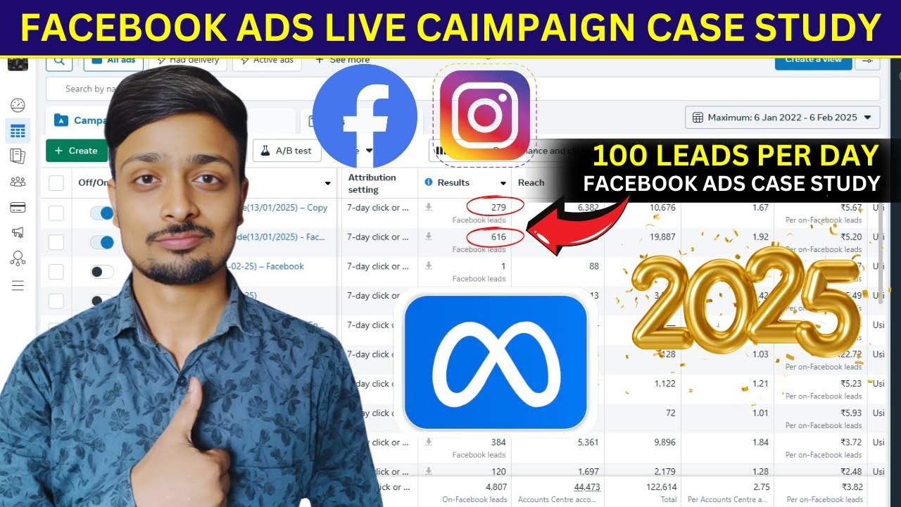 5000 Leads in 1 Month | Facebook Ads Case Study 2025 | Facebook Ads Se ...