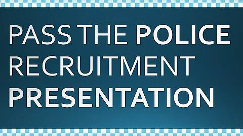 How To Pass The Police Recruitment PRESENTATION [New Selection Process] - DayDayNews