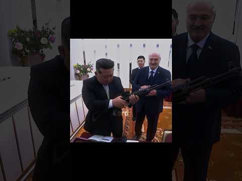 Kim Jong un meets belarus president 😮