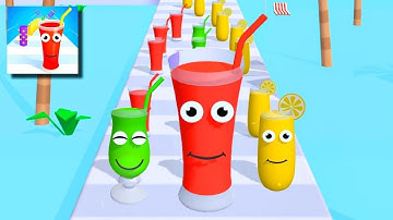 Juice Run in New Max Level iOS,Android Gameplay Update All Trailer Mobile Game Walkthrough #123go