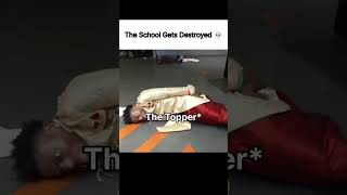 The School Gets Destroyed 💀|| #school #relatable #viral #memes #shorts
