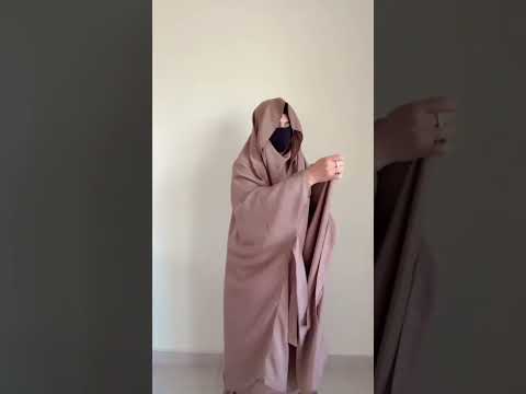 New two peice jilbab by Kiran ismail shop link in bio #muslimah #elegant  #short #simple #tutorial