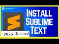 How to Download & Install Sublime Text on Windows