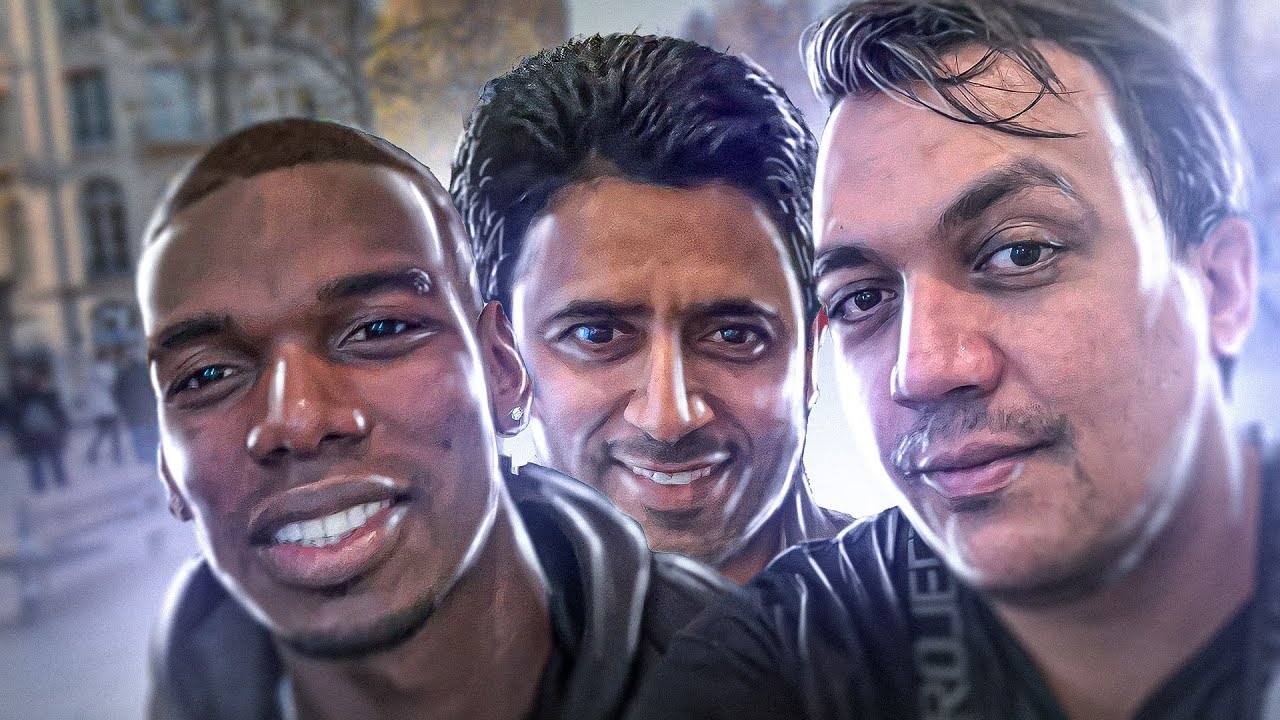 JE RENCONTRE PAUL POGBA ET NASSER AL-KHELAÏFI