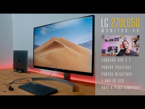 MONITOR 4K LG 27UL650 | PONTOS POSITIVOS E NEGATIVOS | ASSISTA ANTES DE COMPRAR | + DE 1 ANO USANDO