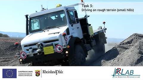 Demo Preparation: Autonomous Driving of Commercial Vehicles in Off-Road Environments (Unimog U5023)
