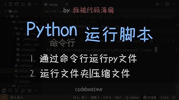 如何在命令行或终端运行 Python 脚本文件、文件夹、压缩文件 - 编程教程