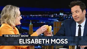 Elisabeth Moss and Jimmy Taste-Test Hot Dogs Dipped in Beer | The Tonight Show Starring Jimmy Fallon