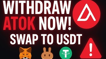 How to Withdraw ATOK Tokens to USDT (Step-by-Step Guide 🚨) 