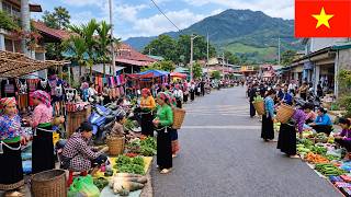 Inside Rural Northern Vietnam | A Traditional Market Most Tourists Never Find | 4K Travel