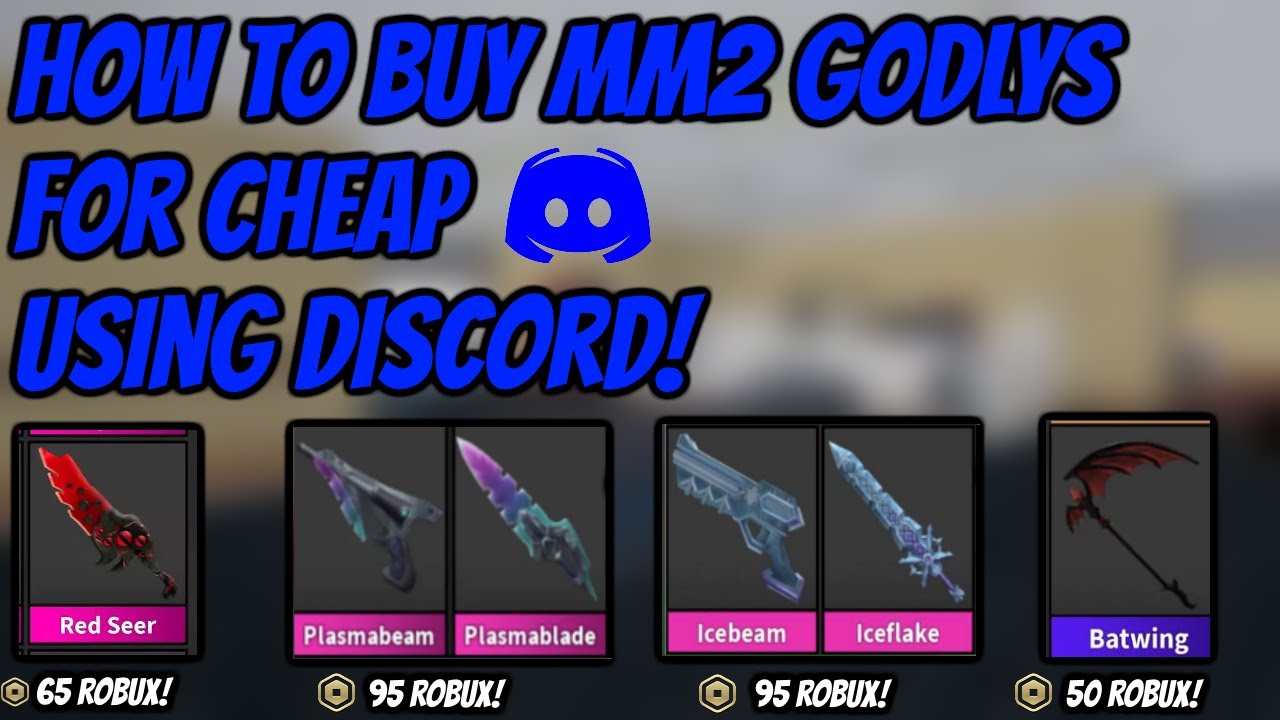  Purchase MM2 Godlies, Guns & Knives!