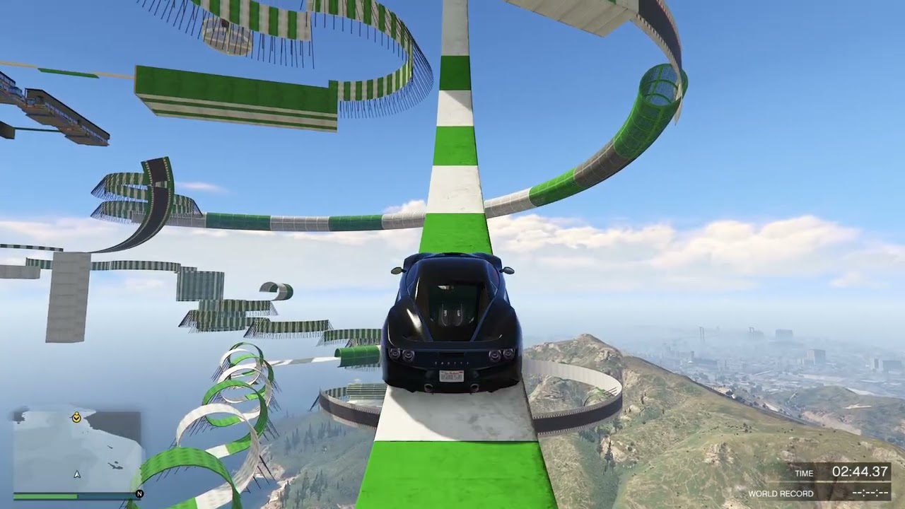 ××°omaggio°×× - gta v - custom parkour race - asian - wallride