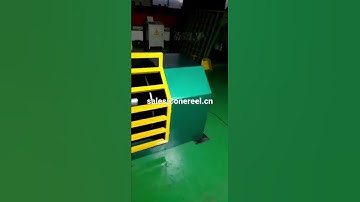 High speed wire spools on balance working process #reels #spool #wire #bobbin #cable #wirerope