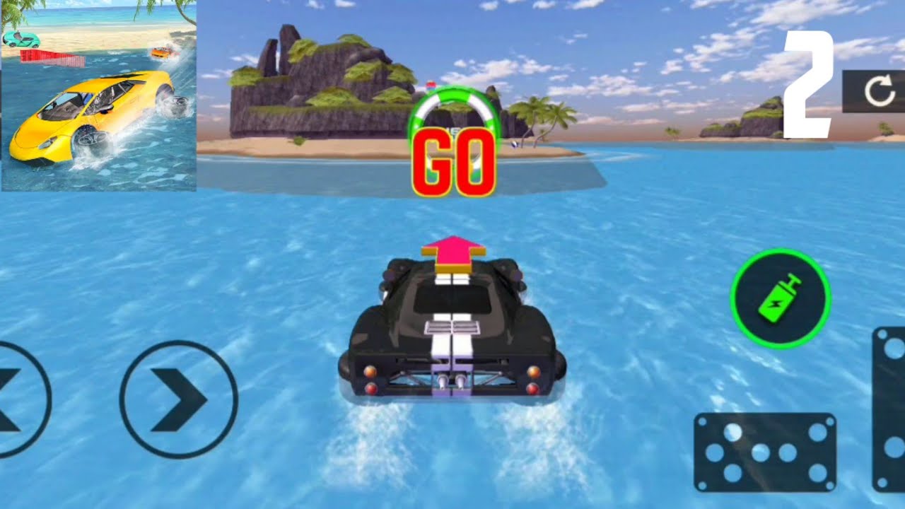 Water Car Surfer Racing : Naw Car Games 2020 - Simulator Gameplay Walkthrough Part 2 (Android)