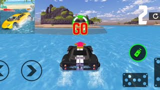Water Car Surfer Racing : Naw Car Games 2020 - Simulator Gameplay Walkthrough Part 2 (Android) screenshot 2